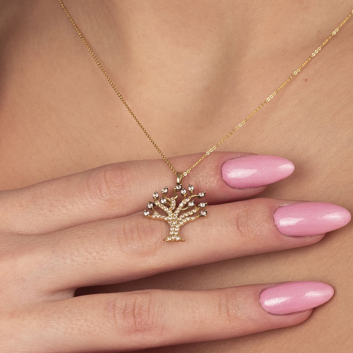 Hayat Ağacı Altın Kolye